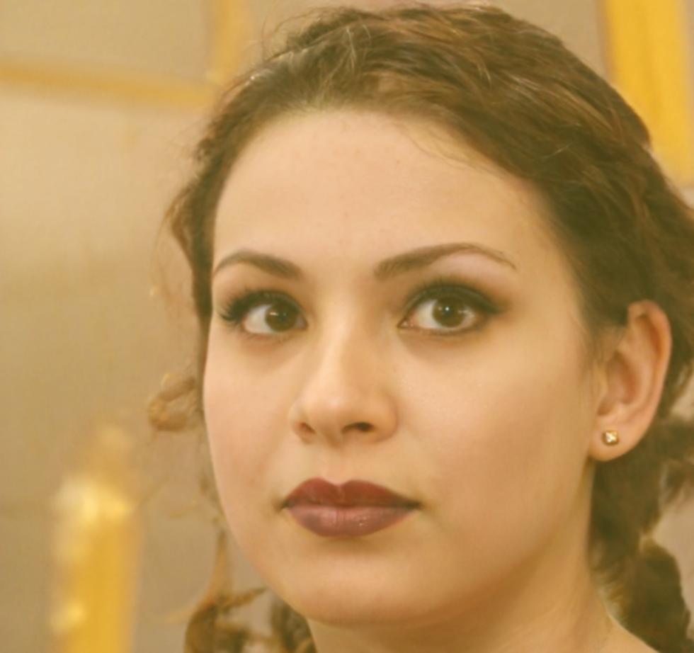 Halyna Shevchuk with winter design