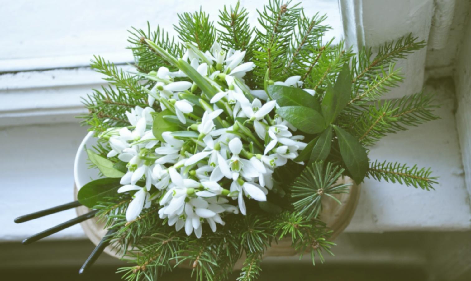 Floral design workspace